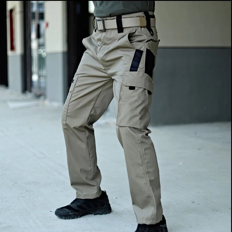 Pantalon cargo homme multi-poches – travail et randonnée