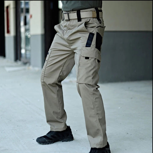 Pantalon cargo homme multi-poches – travail et randonnée