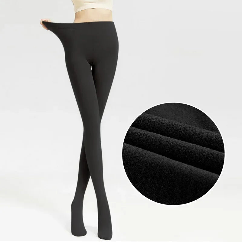 Collants thermiques doublés polaire – femme