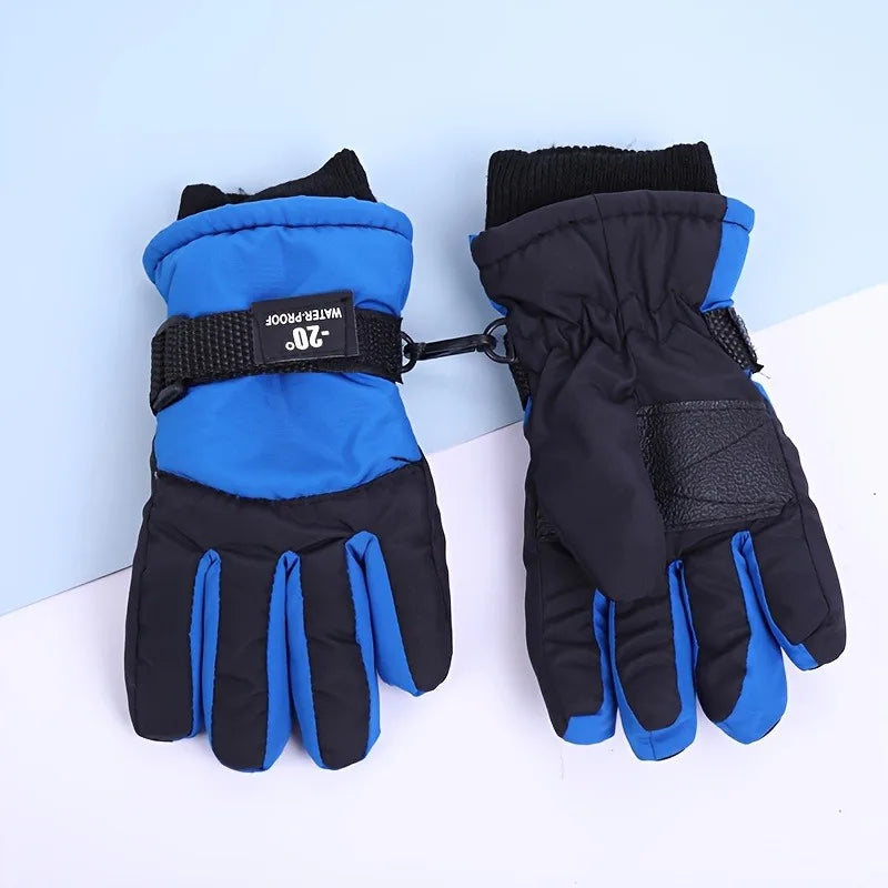 Gants de ski enfant chauds et antidérapants