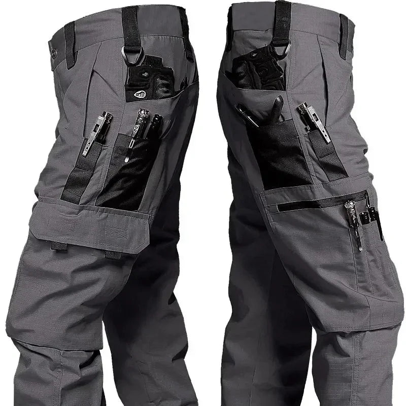 Pantalon cargo homme multi-poches – travail et randonnée