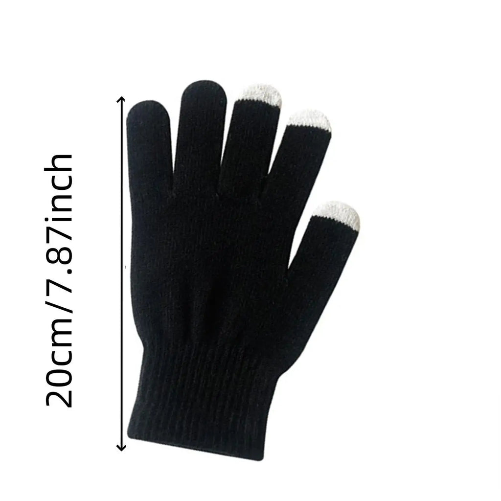 Ensemble bonnet, écharpe et gants d'hiver – adulte et enfant