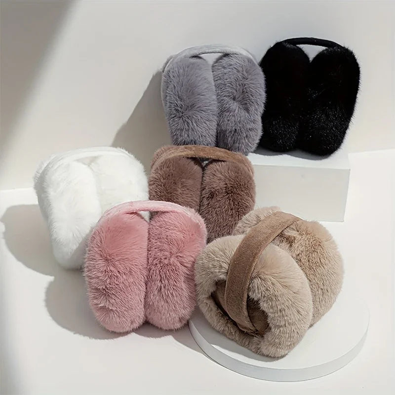 Cache-oreilles en peluche – homme et femme