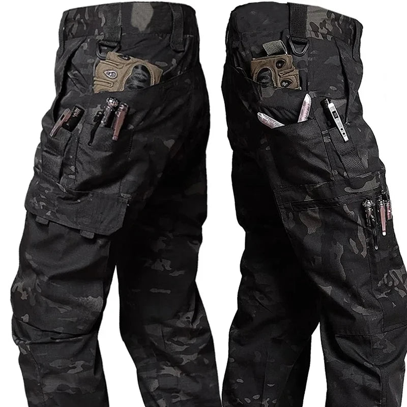 Pantalon cargo homme multi-poches – travail et randonnée